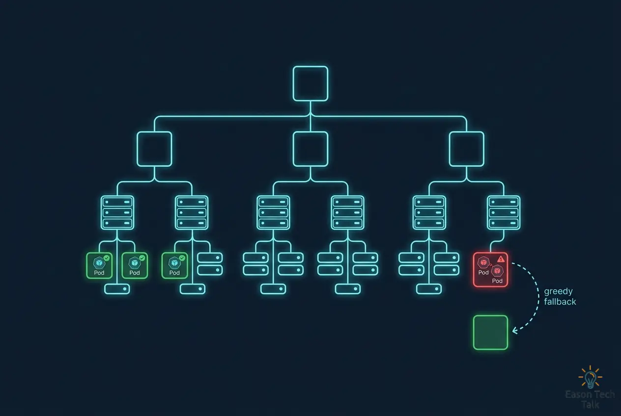A Kueue Test Cleanup That Explains TAS Rank and Greedy Assignment